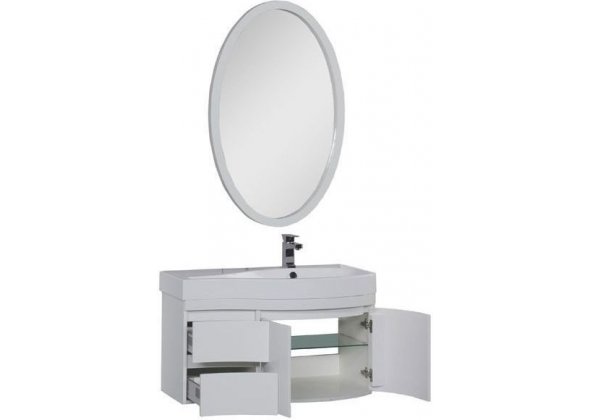 Мебель для ванной Aquanet "Сопрано 95" R белый