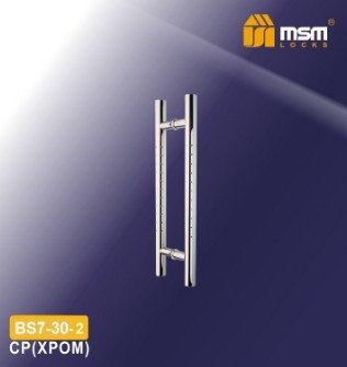 Дверная ручка скоба MSM BS7-30-2 CP хром