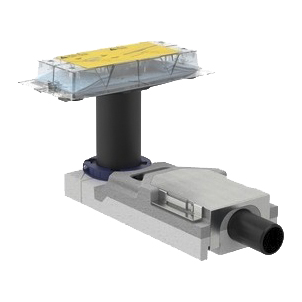 Душевой лоток Geberit CleanLine высота стяжки 90мм