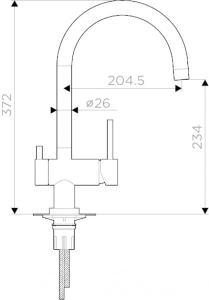 Смеситель Omoikiri Yamada-C 4994224