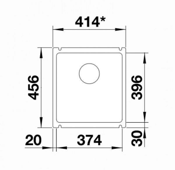 Кухонная мойка Blanco Subline 375-U Ceramic