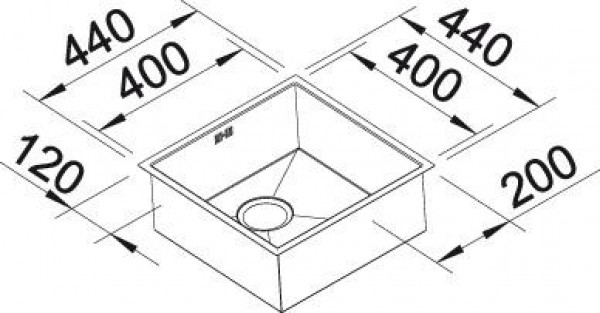 Кухонная мойка Blanco Zerox 400-U Durinox