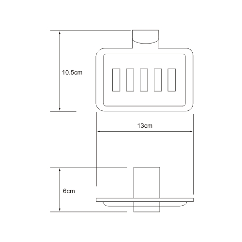 Мыльница-решетка с держателем WasserKraft Exter K-5069