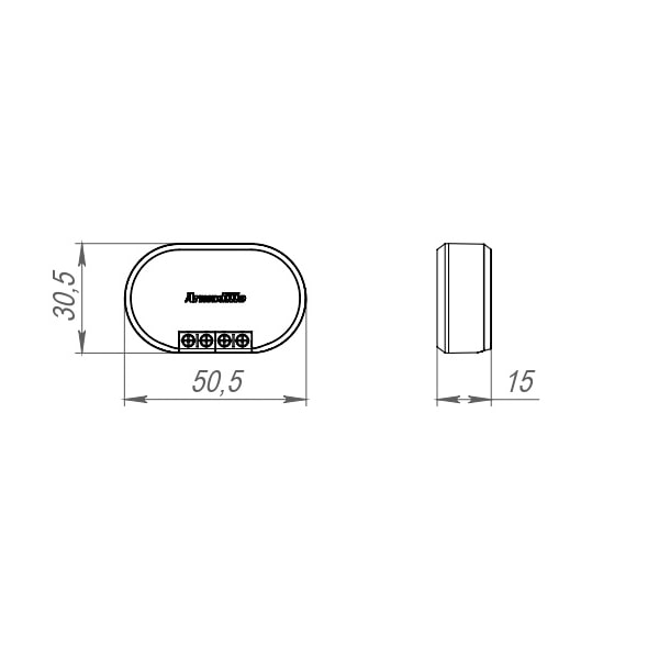 Блок подключения Armadillo к реле " Умный дом" BSH.RT01.06