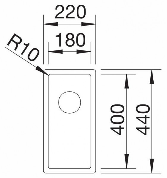 Кухонная мойка Blanco Claron 180-IF-N