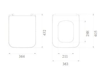 Крышка-сиденье Boheme Vogue 947-CR белый