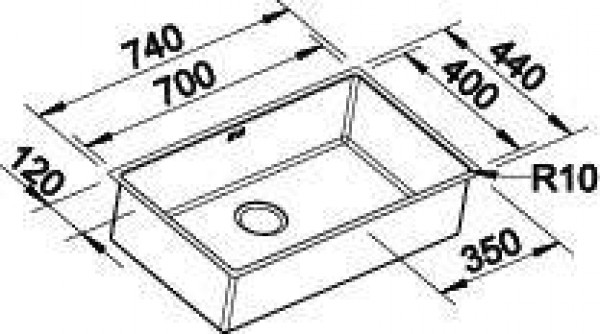 Кухонная мойка Blanco Claron 700-IF-N