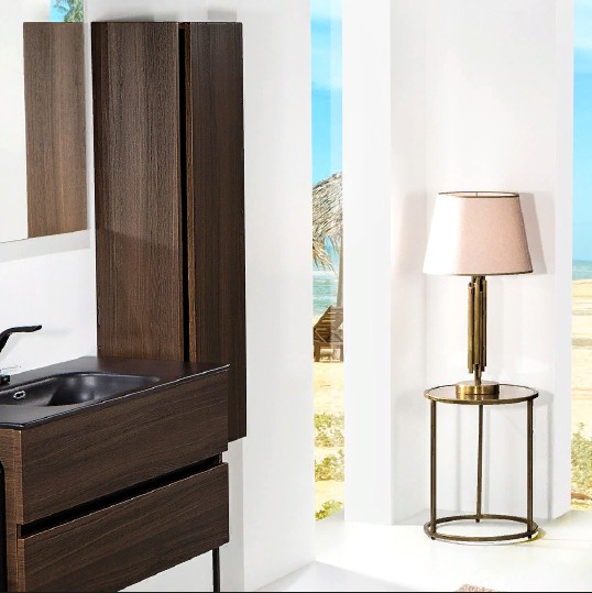 Шкаф-пенал подвесной Armadi Art 836-D дуб темный