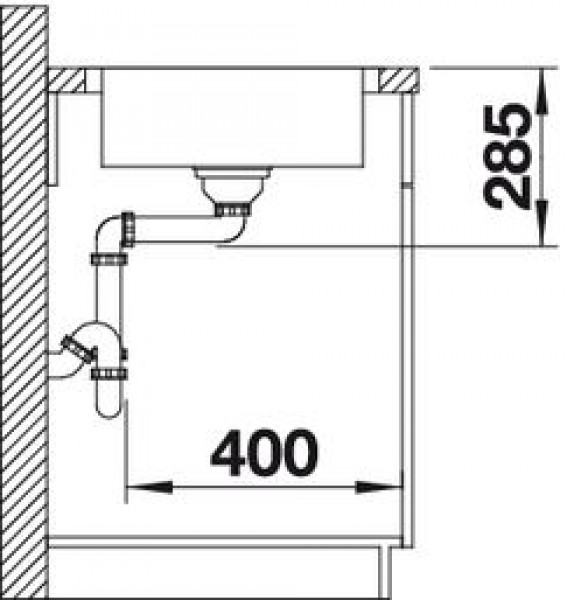Кухонная мойка Blanco Lantos 45S-IF Compact