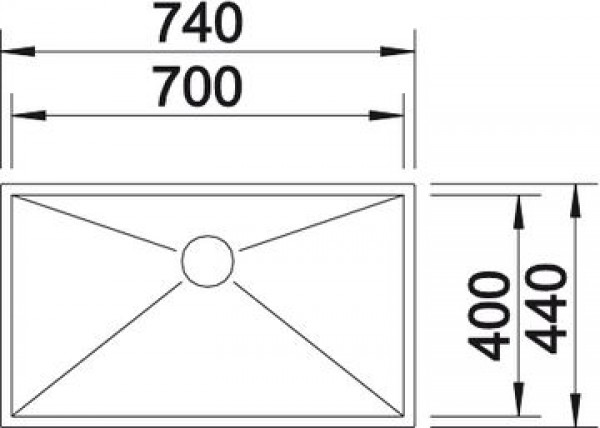 Кухонная мойка Blanco Zerox 700-U