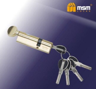 Цилиндровый механизм перфорированный MSM ключ-вертушка CW65/35mm