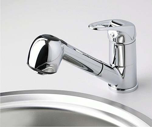 Смеситель для кухни с выдвижным душем WasserKraft Oder 6365