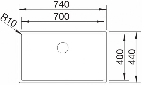 Кухонная мойка Blanco Claron 700-U 