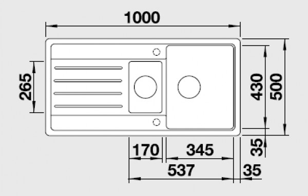 Кухонная мойка Blanco Legra 6S