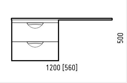 Тумба с раковиной подвесной COROZO "Алиот 120" белая