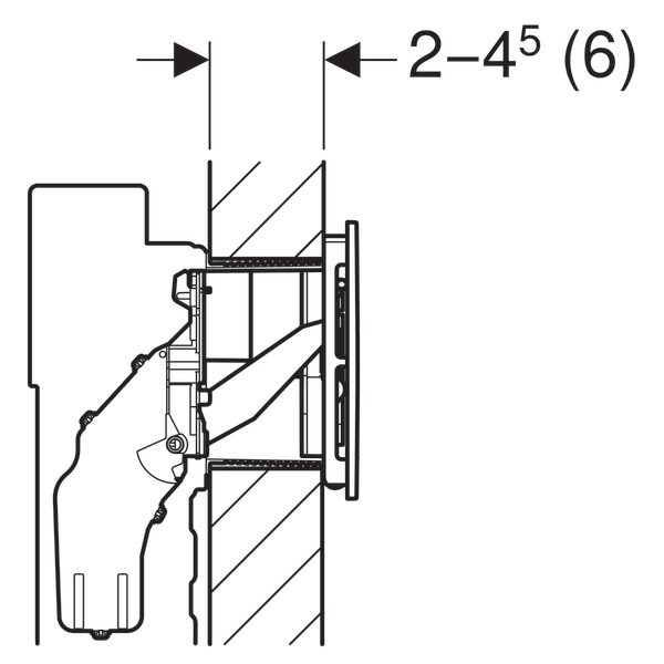 Кнопка смыва Geberit Sigma 40