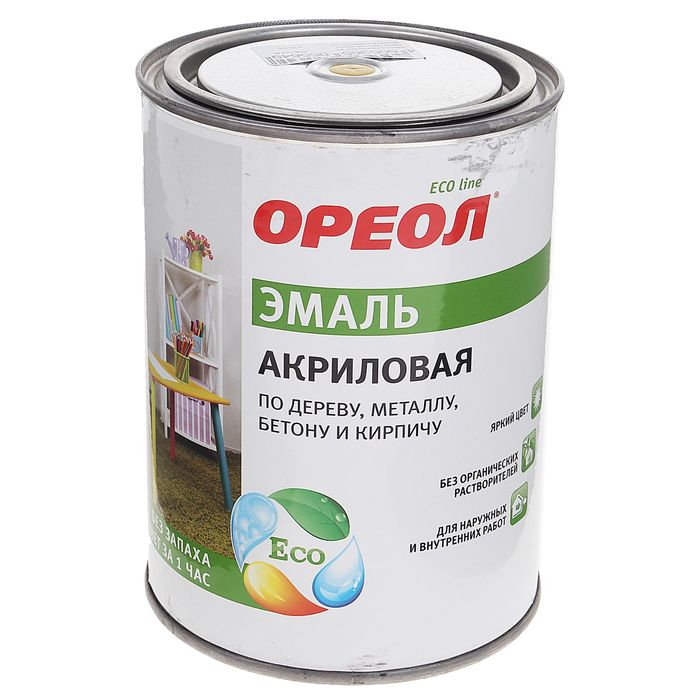 Эмаль Ореол универсальная акриловая глянцевая