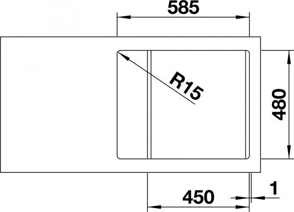 Кухонная мойка Blanco Lemis 45 S-IF Mini