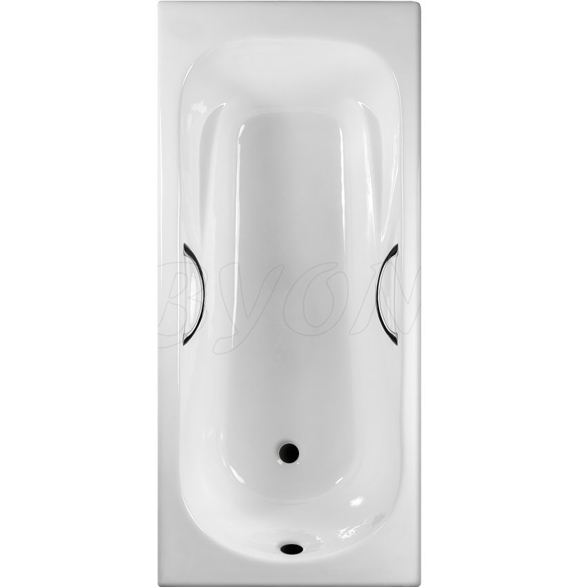 Чугунная ванна BYON 15 - 170х75х42 с ручками