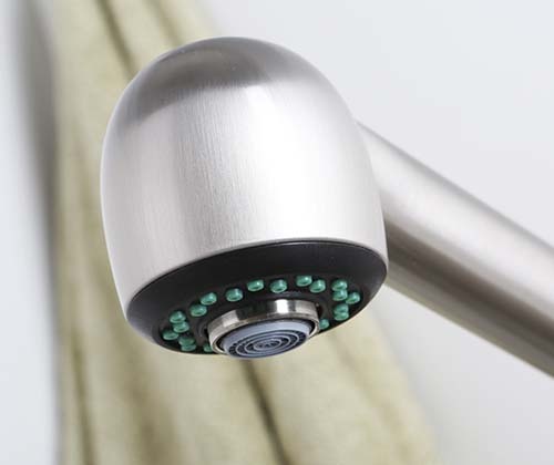 Смеситель для кухни с выдвижным душем WasserKraft Wern 4266