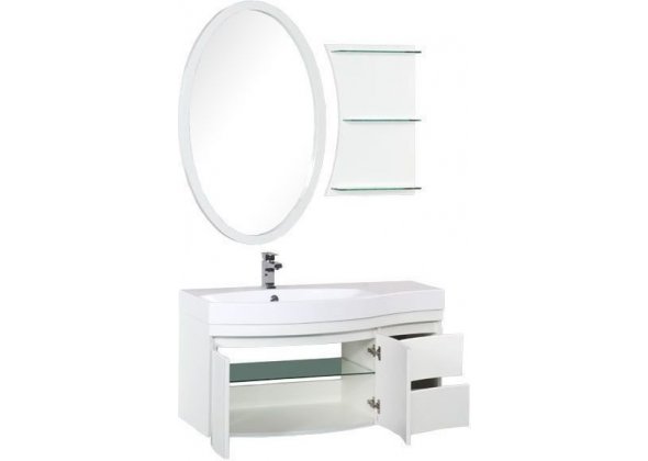 Мебель для ванной Aquanet "Опера 115" L белый