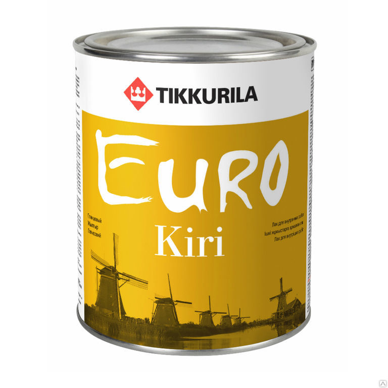 Лак Tikkurila Euro Kiri паркетный глянцевый
