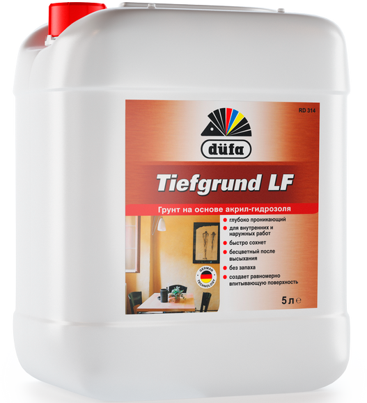 Грунт Dufa Tiefgrund D 314 для внутренних и наружных работ акриловый