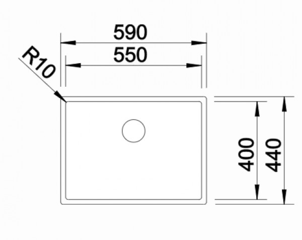 Кухонная мойка Blanco Claron 550-IF-N