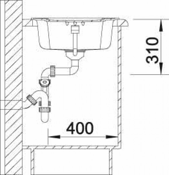 Кухонная мойка Blanco Enos 40S