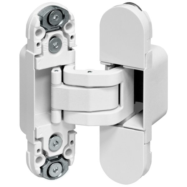 Дверная петля скрытой установки AGB Eclipse 2.0 белый E30200.03.91