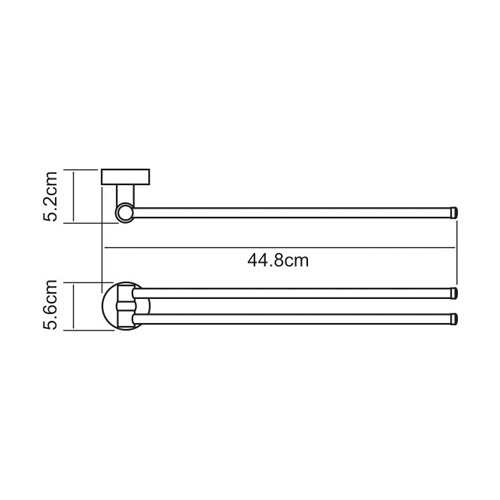 Полотенцедержатель WasserKraft Kammel K-4031