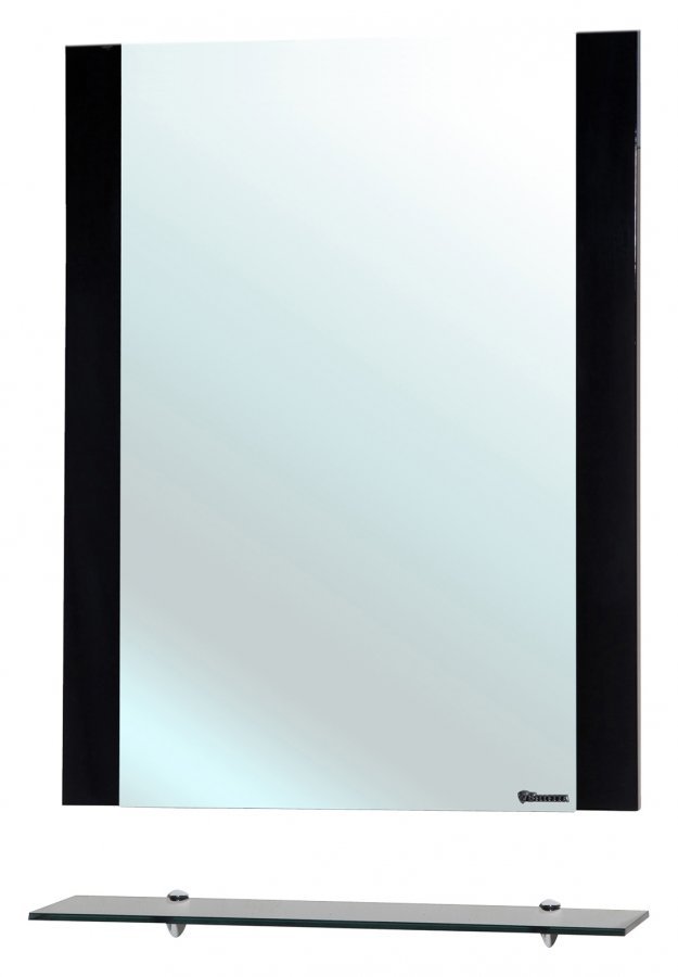Зеркало с полкой Bellezza "Рокко 80" черное