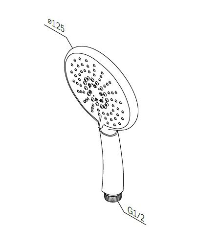 Душевая лейка Am.Pm Bliss L F0253100