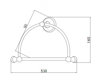 Держатель для полотенца Boheme PROVANSE 10805