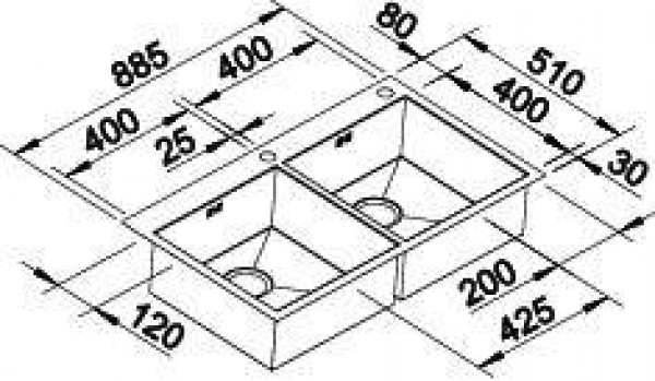 Кухонная мойка Blanco Zerox 400/400-IF-A