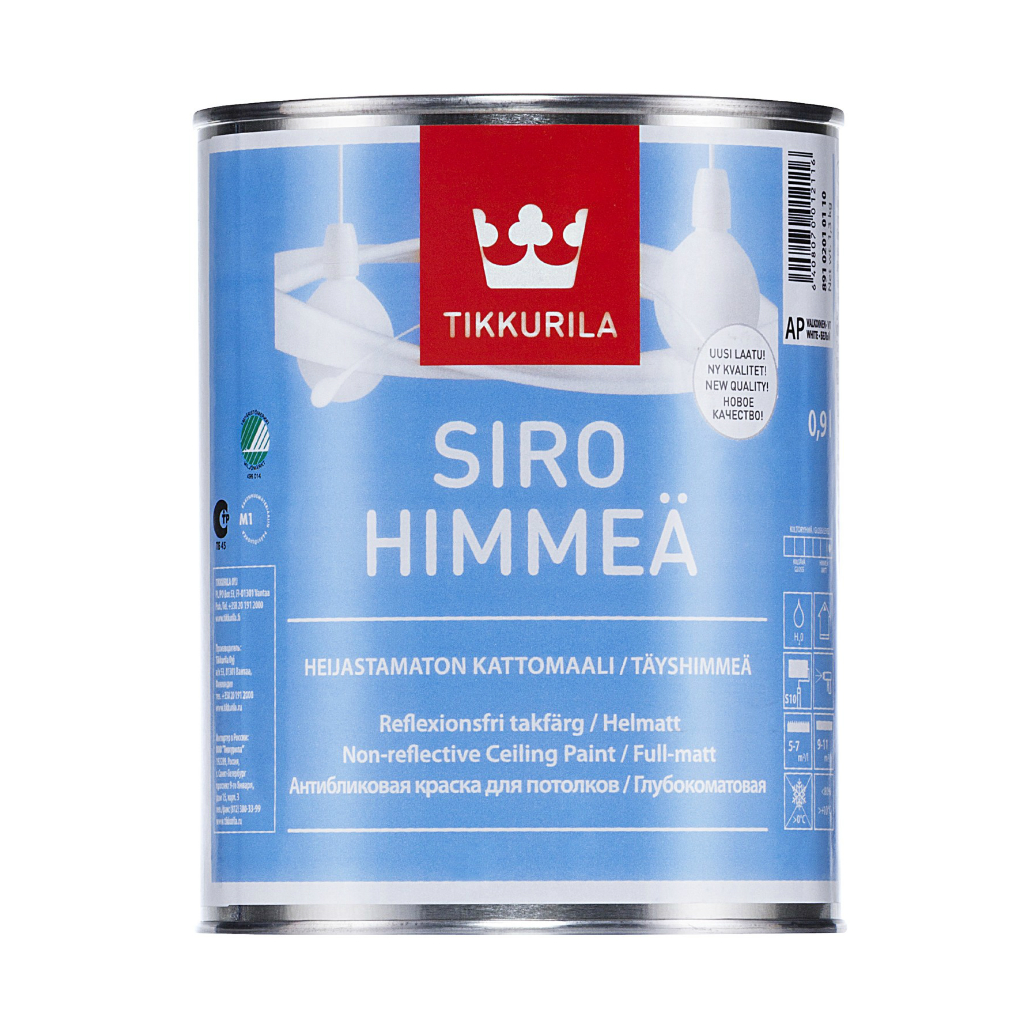 Краска Tikkurila Siro Himmea глубоко матовая интерьерная