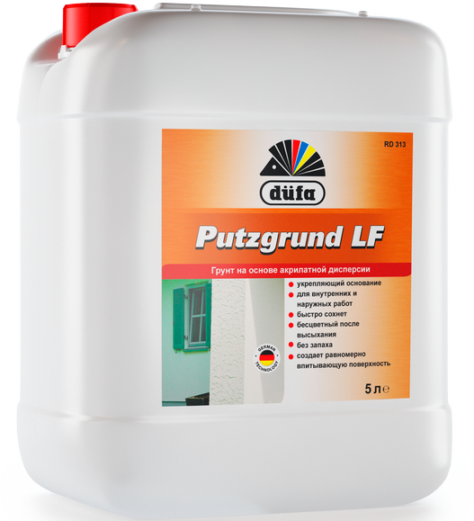 Грунт Dufa Putzgrund D 313 глубокого проникновения для внутренних и наружных работ акриловый