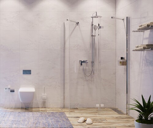 Душевой уголок WasserKraft Aller 10H06RWHITE