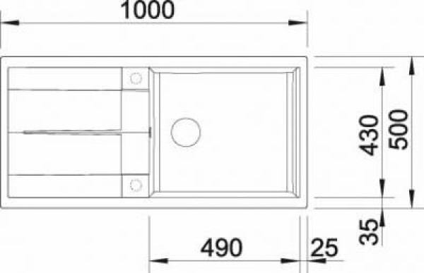 Кухонная мойка Blanco Metra XL 6S