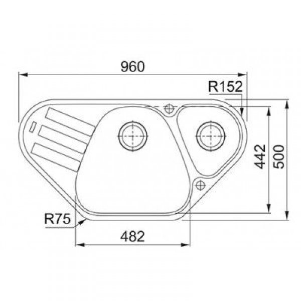 Кухонная мойка Franke Antea AZG 661-E