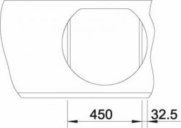 Кухонная мойка Blanco Rondoval 45