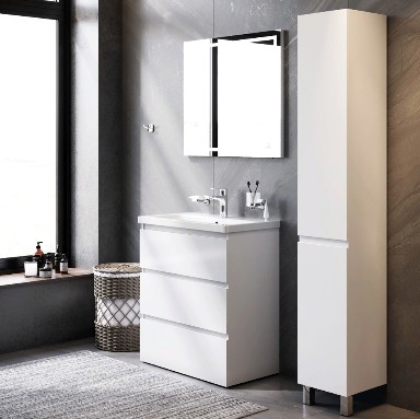 Комплект мебели для ванной комнаты AM.PM Gem S BK91GF