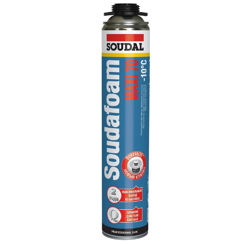 Пена Soudal Soudafoam Maxi профессиональная 870 мл