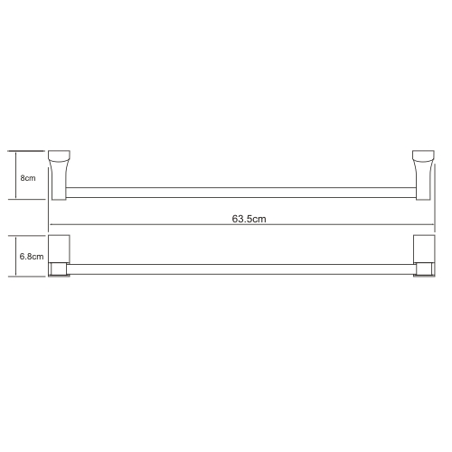 Полотенцедержатель WasserKraft Exter К-5230