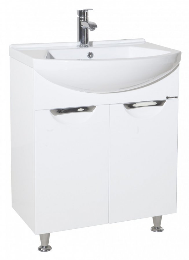 Тумба с раковиной Bellezza "Альфа 55" белая