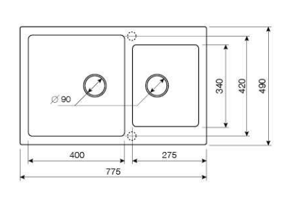 Кухонная мойка Lava D3