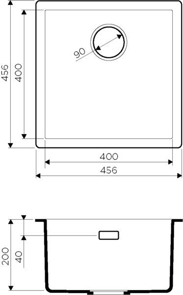 Кухонная мойка Omoikiri Kitagawa 100