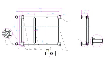 Полотенцесушитель электрический Boheme Palazzo 750x500 mm бронза