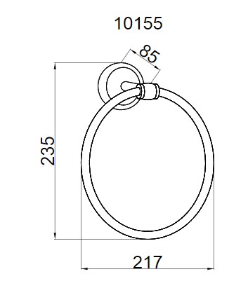 Держатель для полотенца Boheme PALAZZO 10155