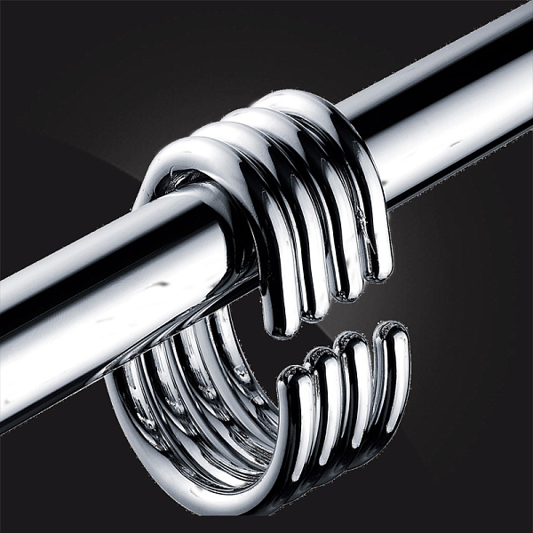 Карниз для ванной комнаты угловой Elghansa Monterno CR-4-Chrome